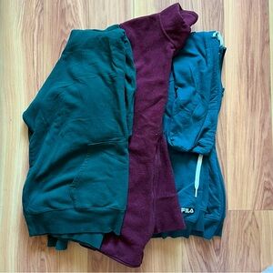 BUNDLE 2 Hoodies Fila 1XL, Buffalo XL, Sweater Old Navy XXL